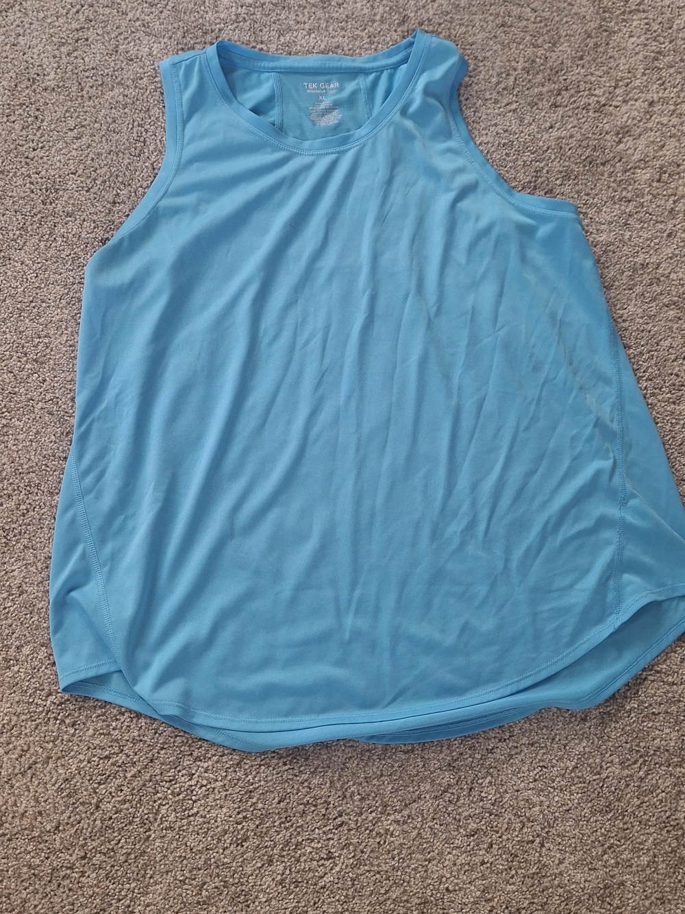 tek gear Aqua Blue Women's Performance Tank Top